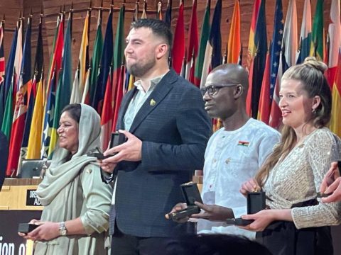Церемонія нагородження Global Teacher Prize у Парижі
